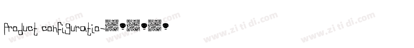 product configuratio字体转换